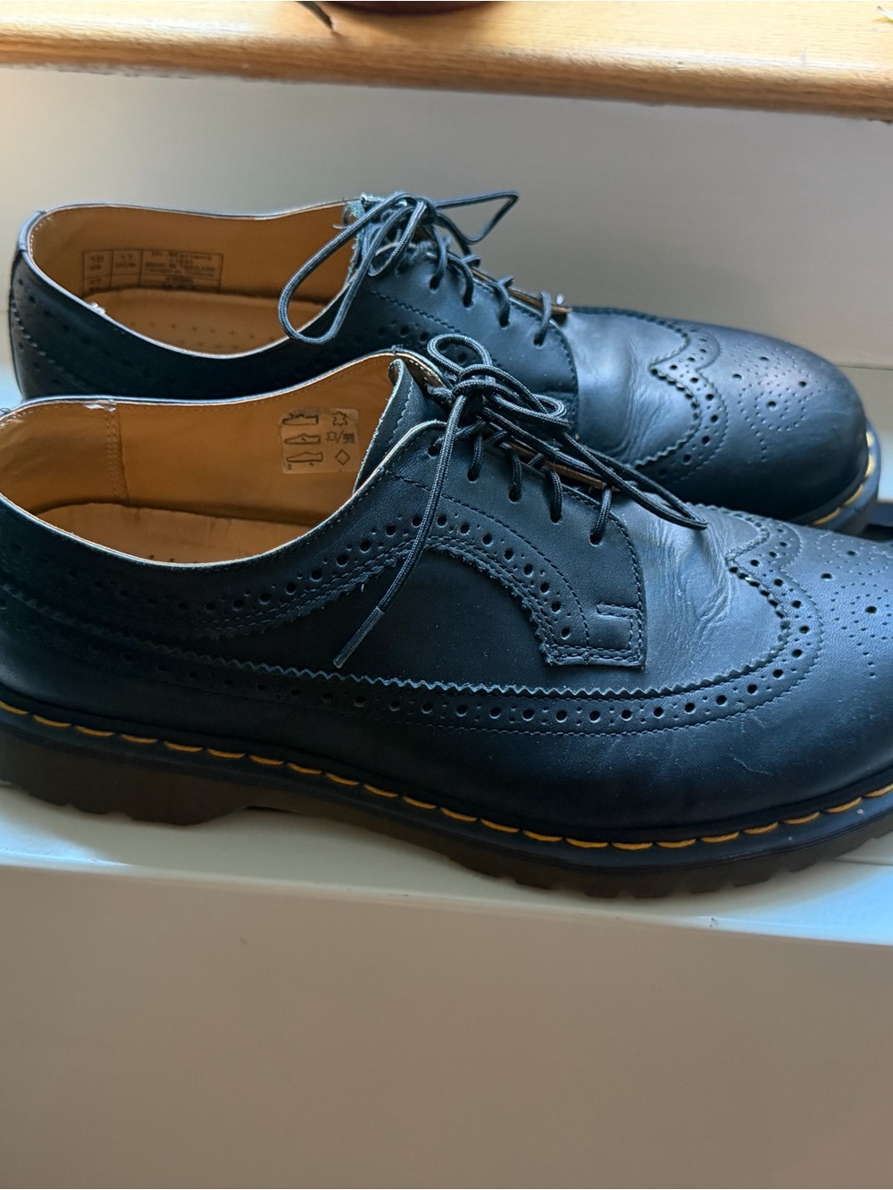 Dr. Martens Black Brogue Shoes